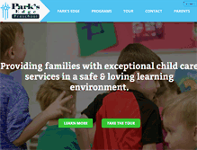Tablet Screenshot of parksedgepreschool.com